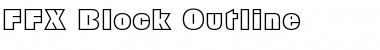 FFX Block Outline Regular Font