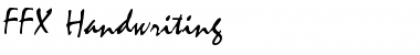 Download FFX Handwriting Font