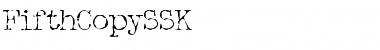 FifthCopySSK Regular Font