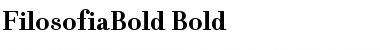 FilosofiaBold Bold Font