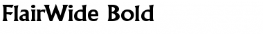 FlairWide Bold Font