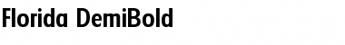 Florida-DemiBold Regular Font