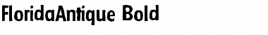 FloridaAntique Bold Font