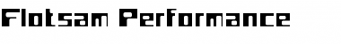 Flotsam Performance Regular Font