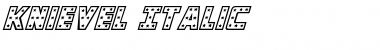 Download Knievel Italic Font