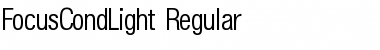 FocusCondLight Regular Font