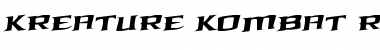 Download Kreature Kombat Rotalic Font