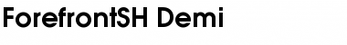 ForefrontSH Demi Font