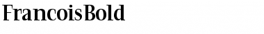 FrancoisBold Regular Font