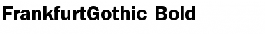 FrankfurtGothic Bold Font