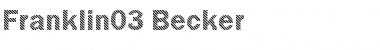 Download Franklin03 Becker Font