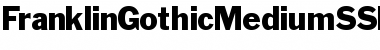 FranklinGothicMediumSSK Regular Font