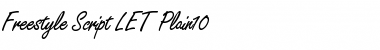 Freestyle Script LET Plain Font