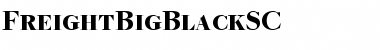 FreightBigBlackSC Regular Font