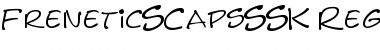 FreneticSCapsSSK Regular Font