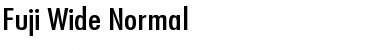Fuji Wide Normal Font