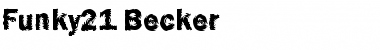 Funky21 Becker Regular Font