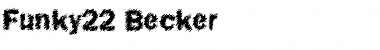 Funky22 Becker Regular Font