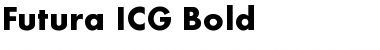 Futura ICG Bold Font