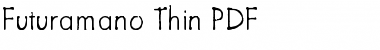 Download Futuramano Thin Font