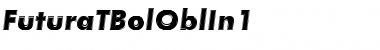 FuturaTBolOblIn1 Regular Font