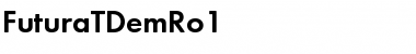 FuturaTDemRo1 Regular Font