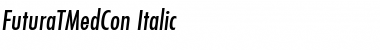 FuturaTMedCon Italic Font
