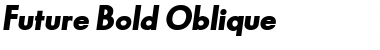 Future Bold-Oblique Font