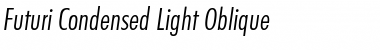 Download Futuri Condensed Light Font