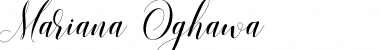 Download Mariana Oghawa Font