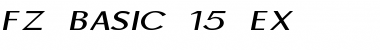 FZ BASIC 15 EX Normal Font