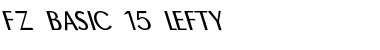 FZ BASIC 15 LEFTY Normal Font