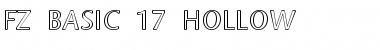 FZ BASIC 17 HOLLOW Normal Font