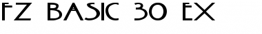 FZ BASIC 30 EX Normal Font