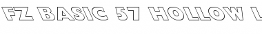 FZ BASIC 57 HOLLOW LEFTY Normal Font