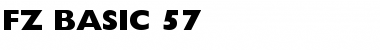 FZ BASIC 57 Normal Font