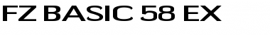 Download FZ BASIC 58 EX Font