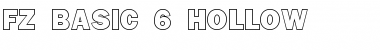 Download FZ BASIC 6 HOLLOW Font