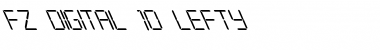 Download FZ DIGITAL 10 LEFTY Font