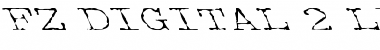 FZ DIGITAL 2 LEFTY Normal Font