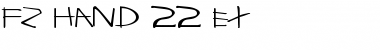 FZ HAND 22 EX Normal Font