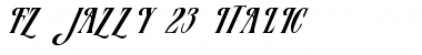 Download FZ JAZZY 23 ITALIC Font