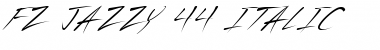 FZ JAZZY 44 ITALIC Normal Font