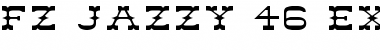 FZ JAZZY 46 EX Normal Font