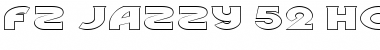 FZ JAZZY 52 HOLLOW EX Normal Font