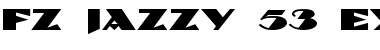 FZ JAZZY 53 EX Normal Font