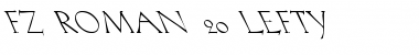 FZ ROMAN 20 LEFTY Normal Font