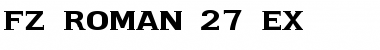 Download FZ ROMAN 27 EX Font