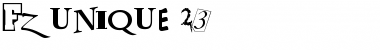 Download FZ UNIQUE 23 Font