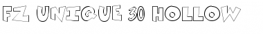 FZ UNIQUE 30 HOLLOW Normal Font